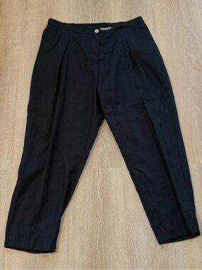 XXL Women’s Black Linen Slacks - Excellent Condition
